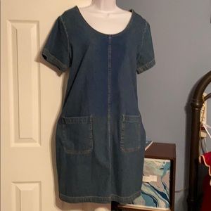 🟢♥️ 4 for $15♥️BOSTON CLASSICS Jean Jumper. SZ 12